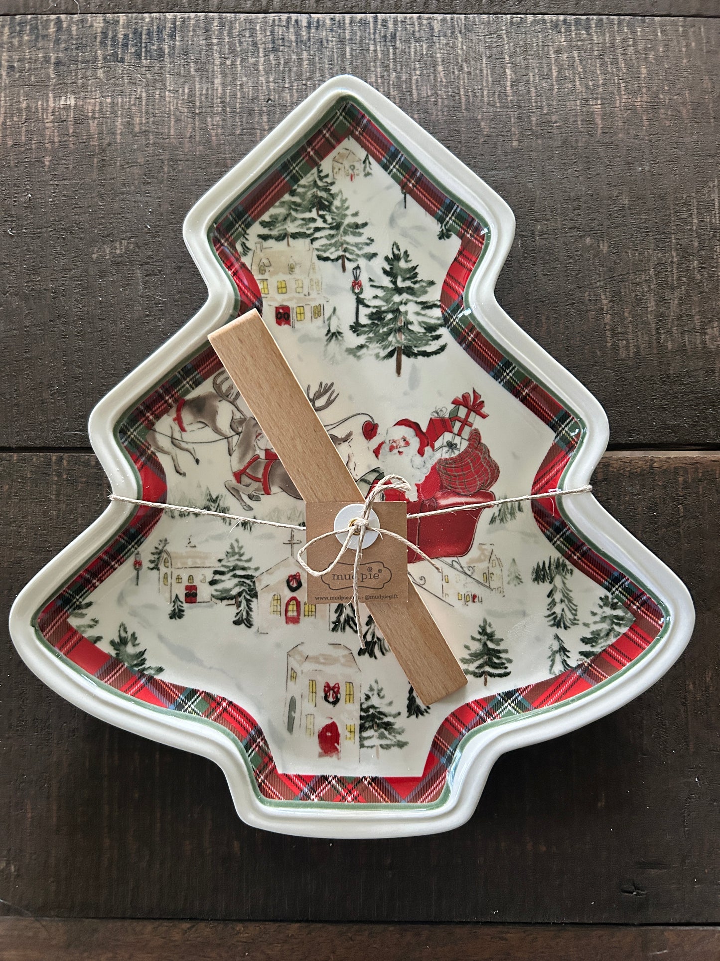 Tartan Tree Cookie Platter