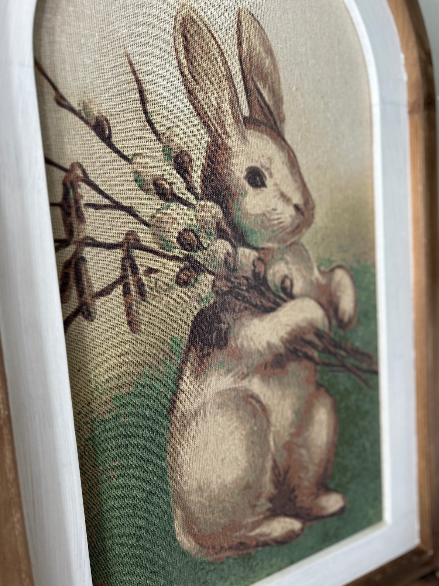 Vintage Arch Bunny Print