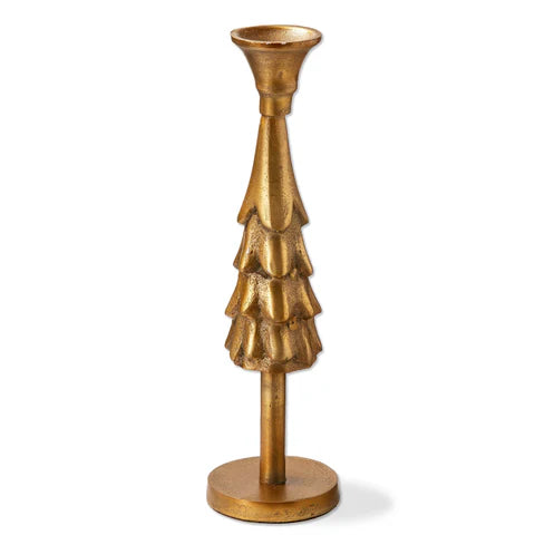 Cast Aluminum Tree Taper Holders Assorted