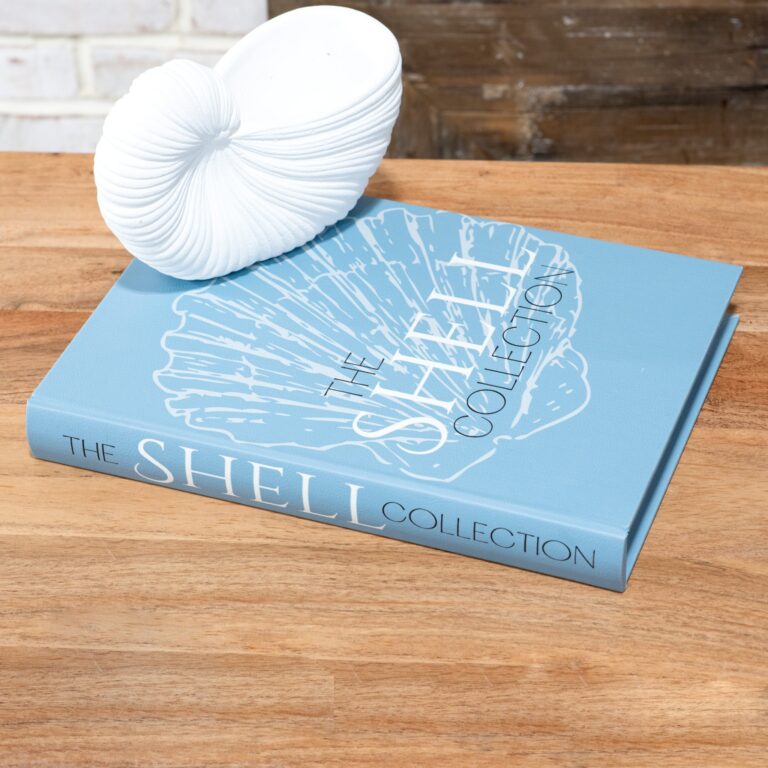 Coastal Coffee Table Storage Books