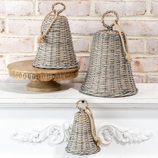 Holiday Willow Bells Set of 3