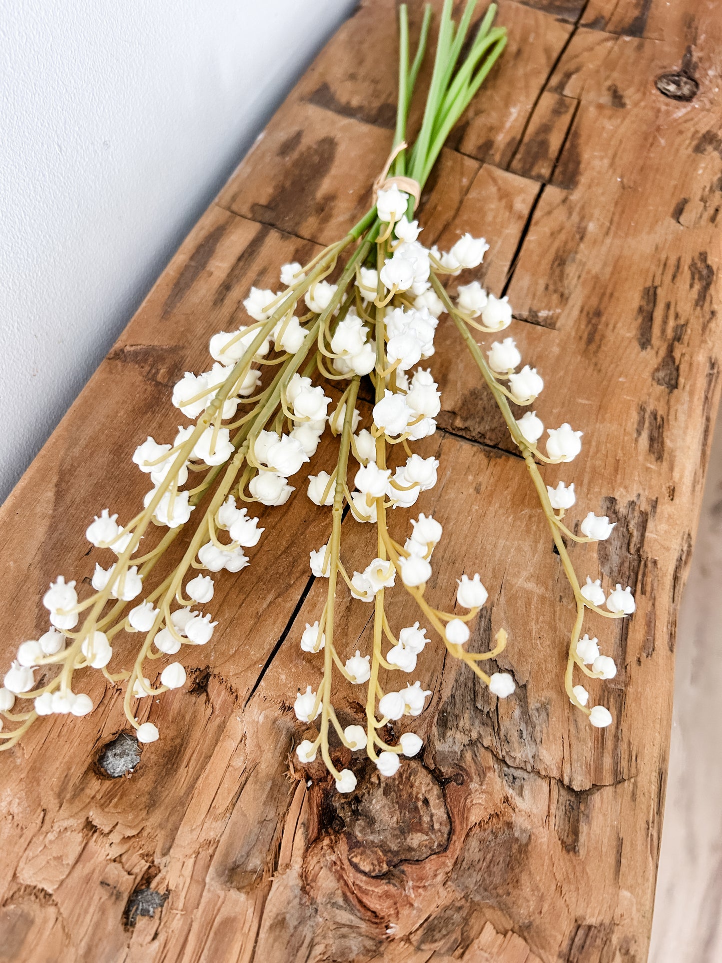 White Real Touch Lily of the Valley Bundle