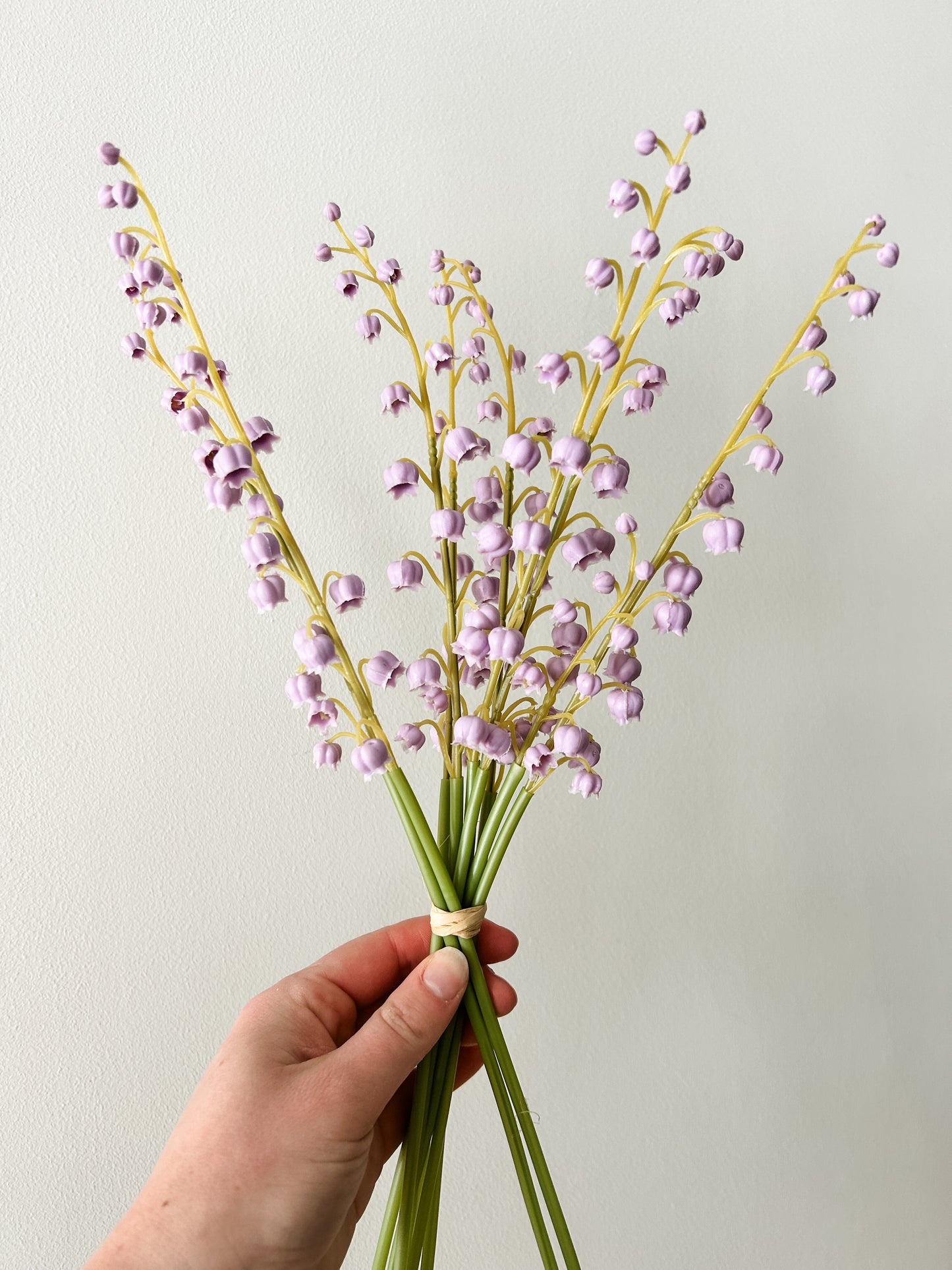 Purple Real Touch Lily of the Valley Bundle