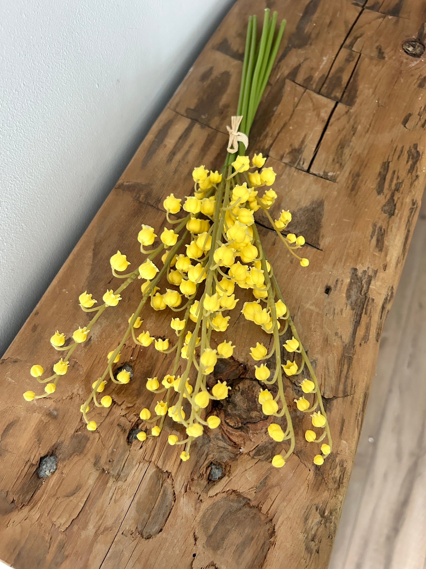 Light Yellow Real Touch Lily of the Valley Bundle