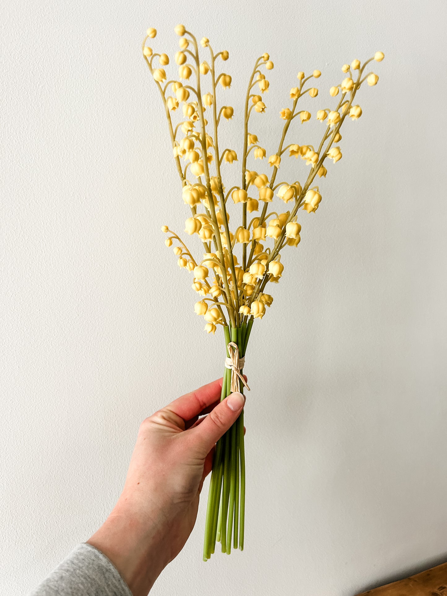 Light Yellow Real Touch Lily of the Valley Bundle