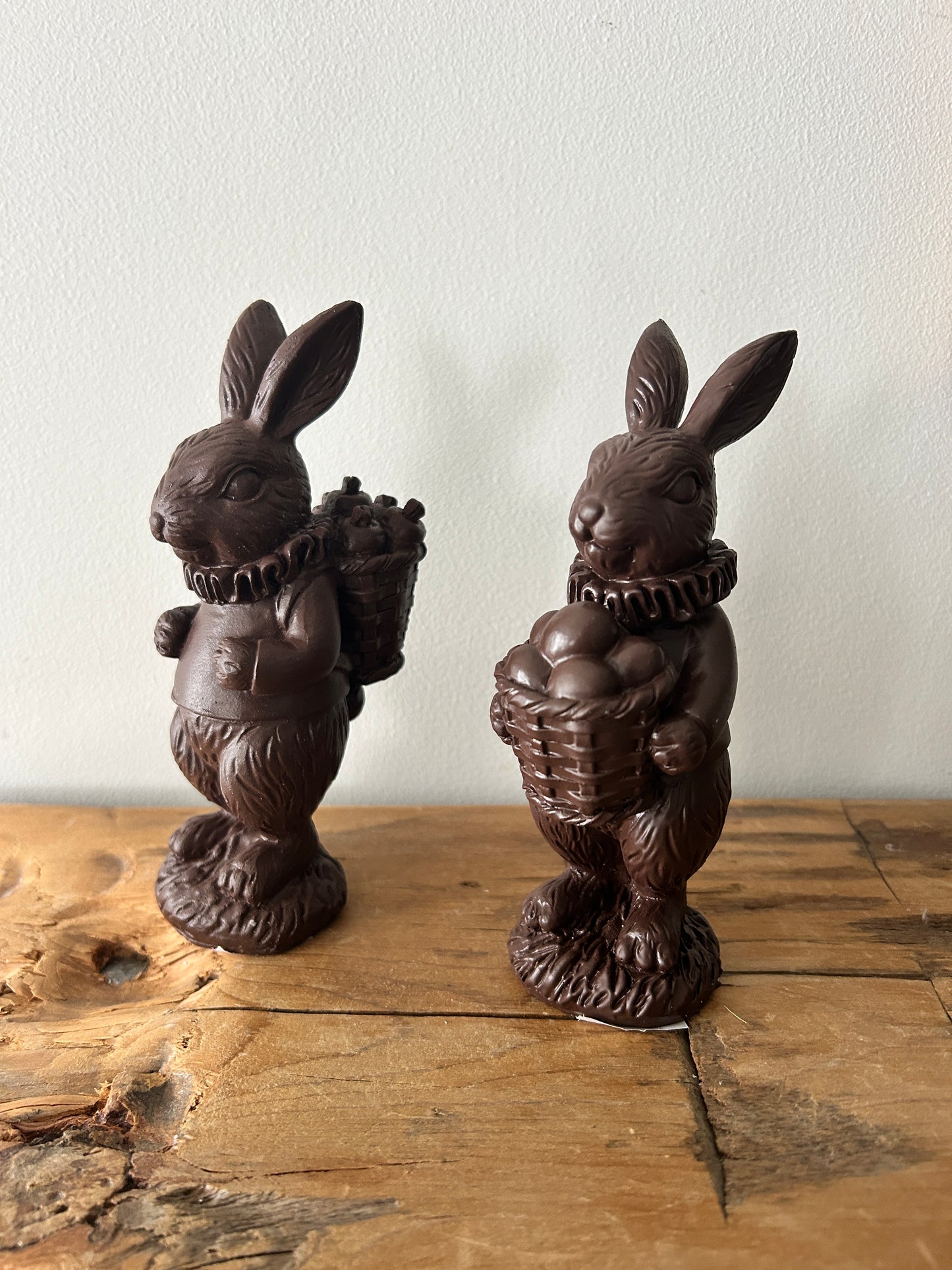 Resin Chocolate Bunnies Assorted