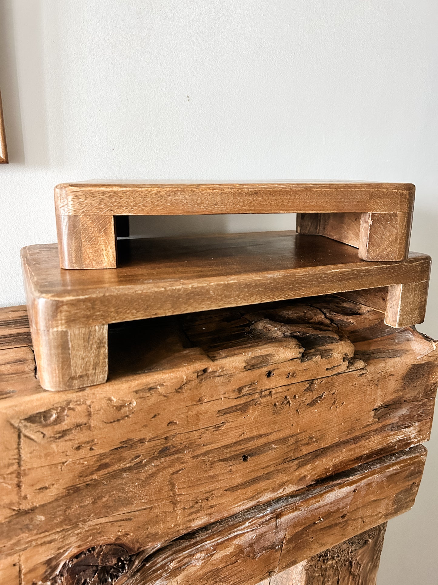Mango Wood Risers Assorted