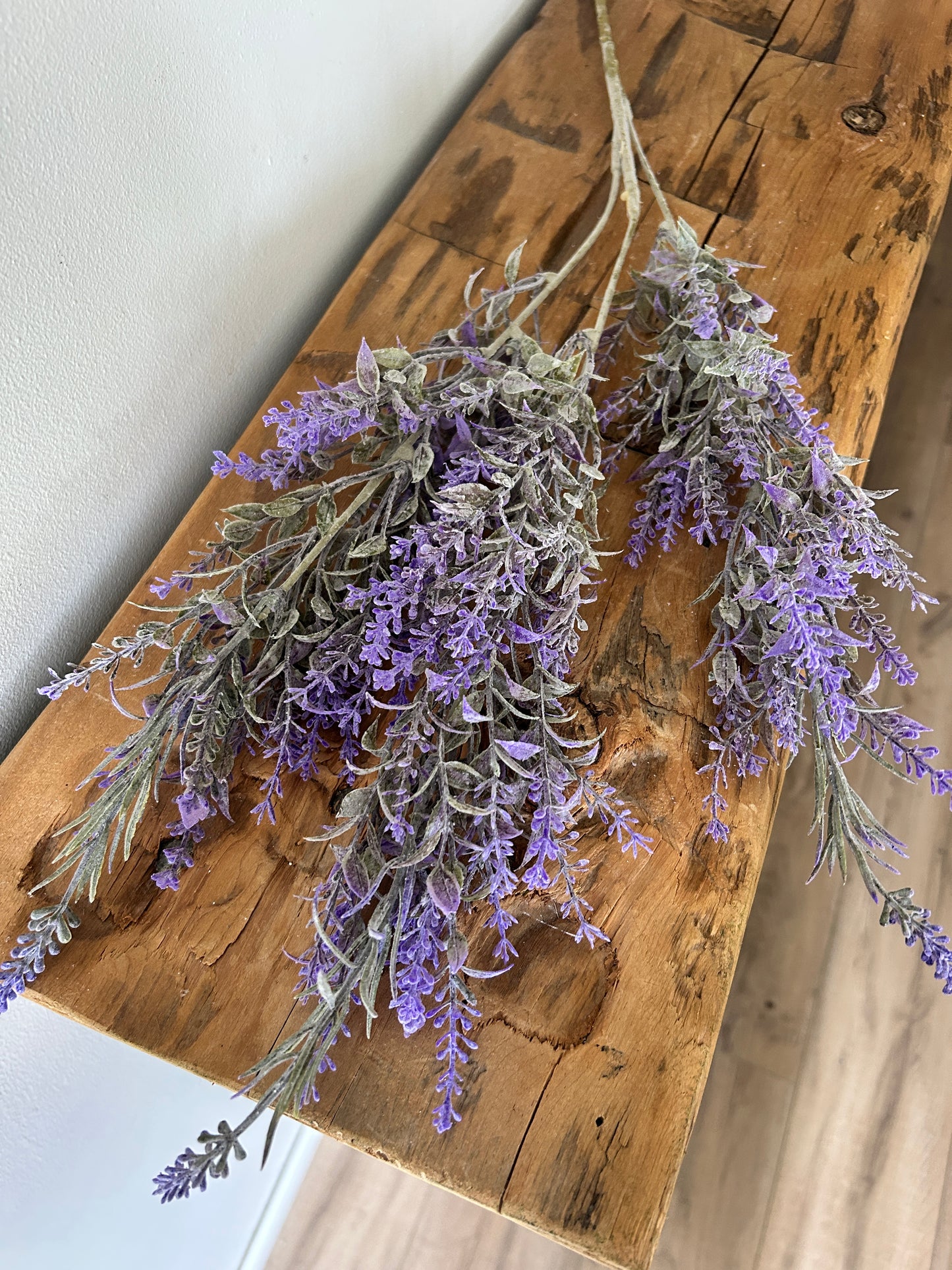 Faux Purple Lavender Stem