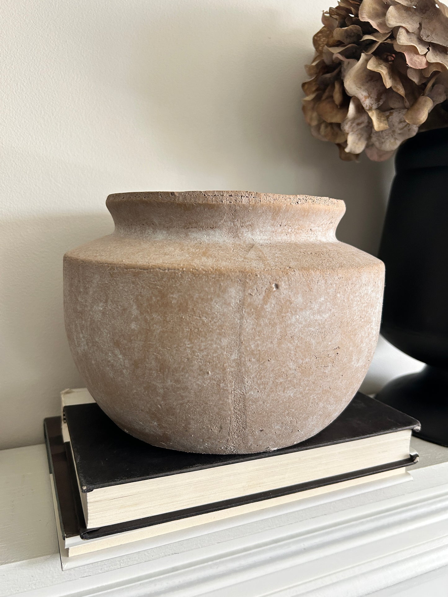 Clay Squat Vase