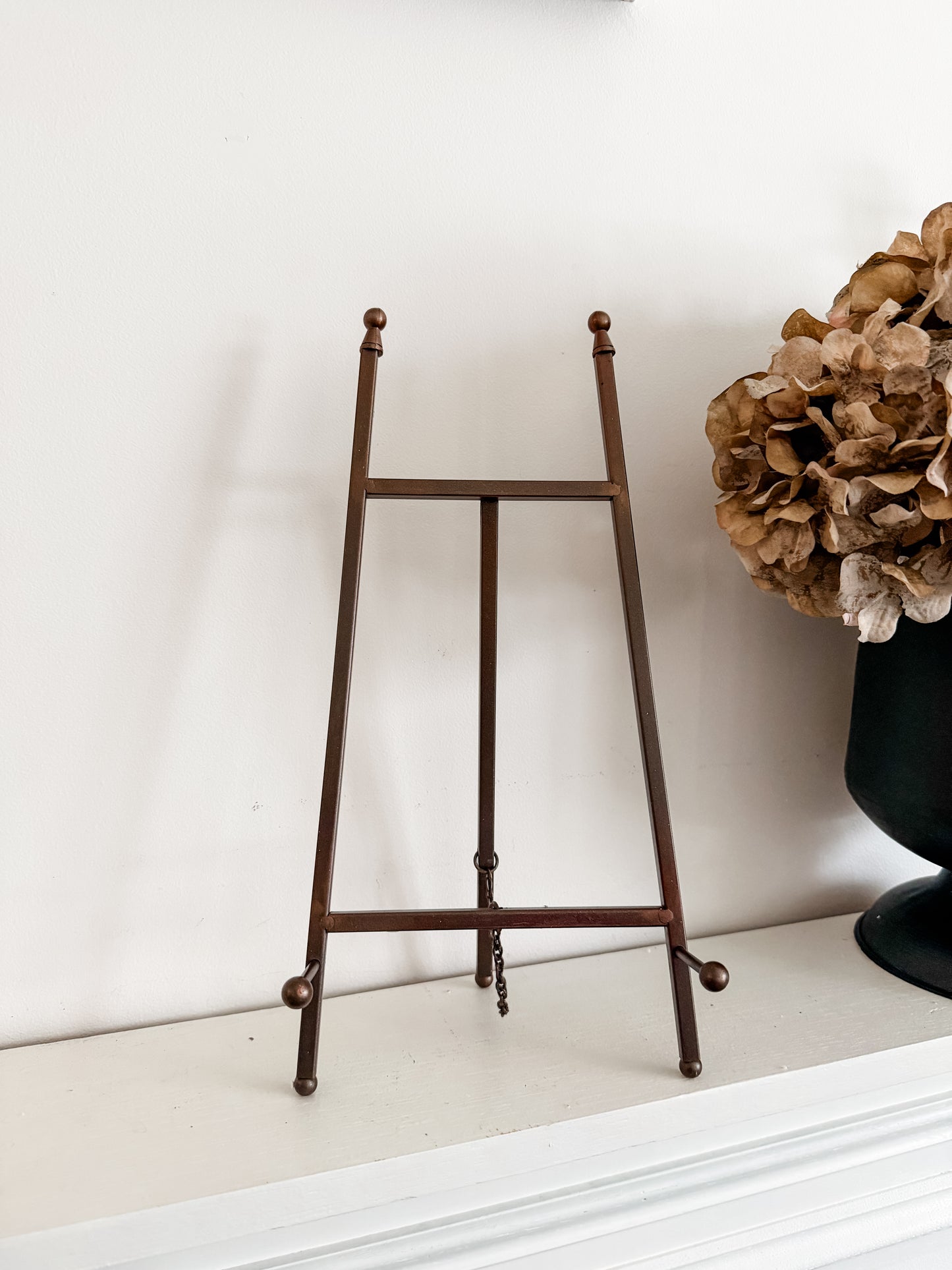 Large Bronze Iron Easel
