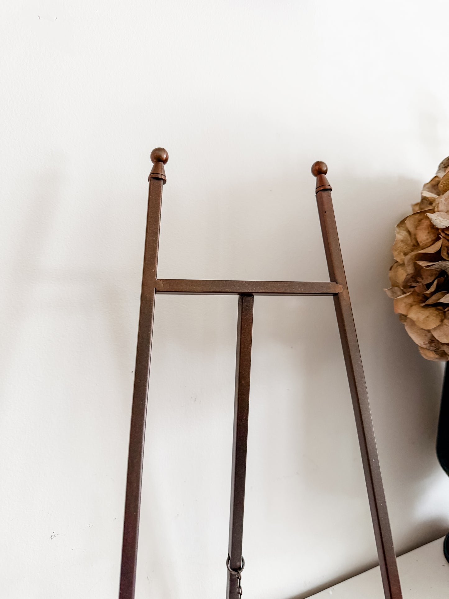 Large Bronze Iron Easel