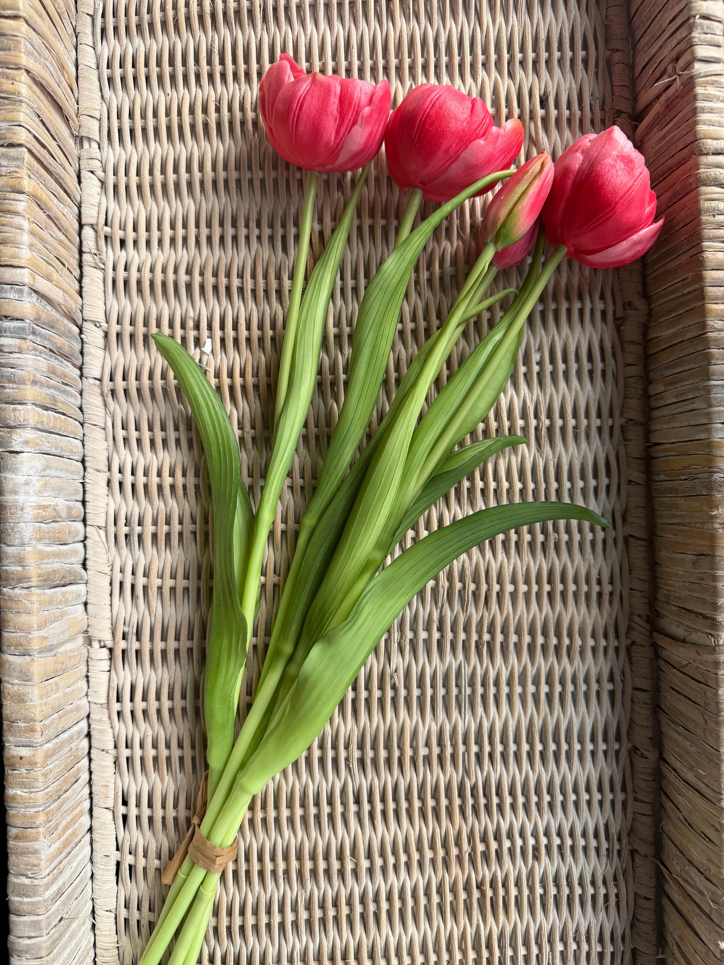 Deep Pink Peony & Tulip Bundle-18”