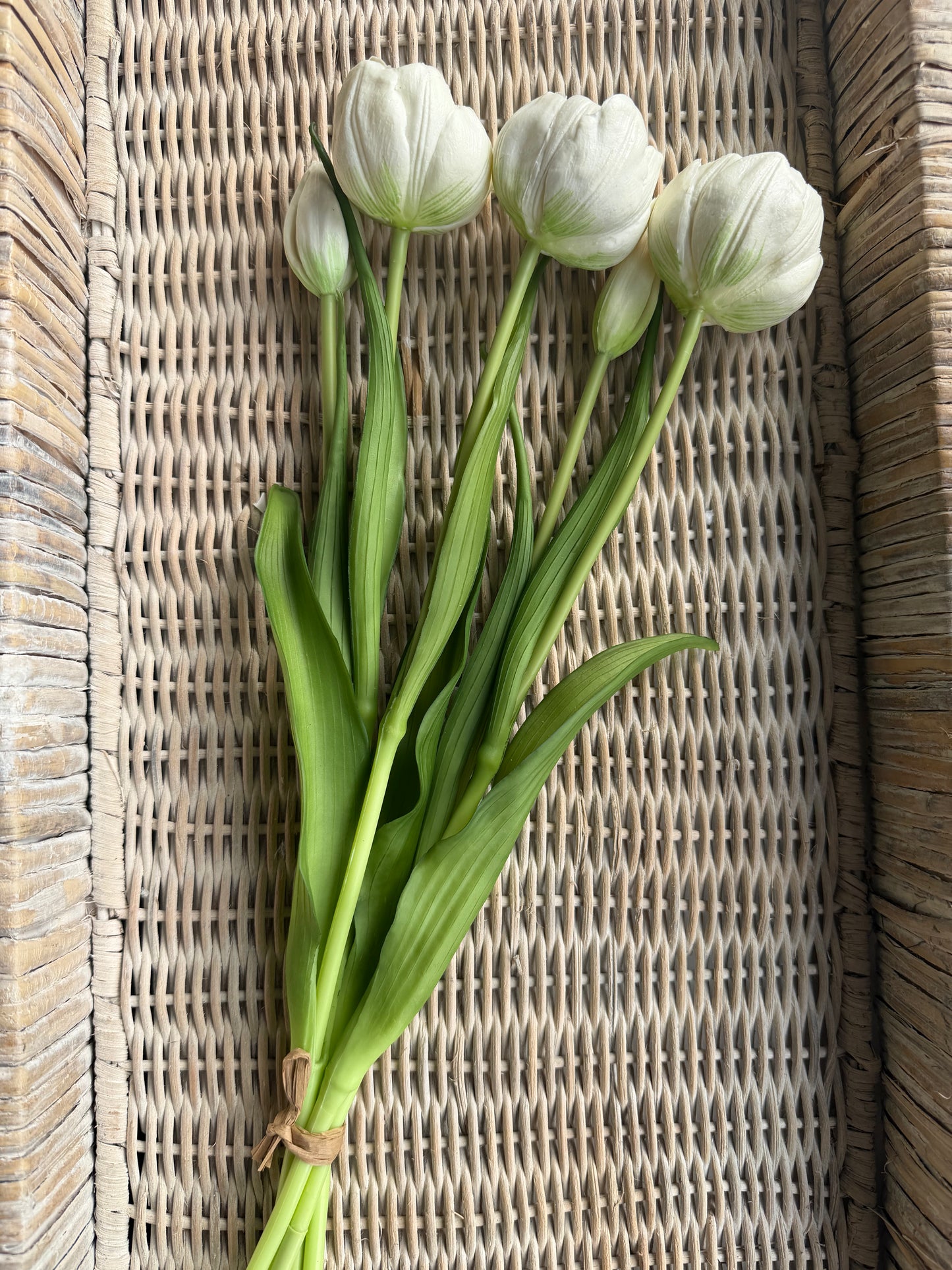 White Peony & Tulip Bundle-18”