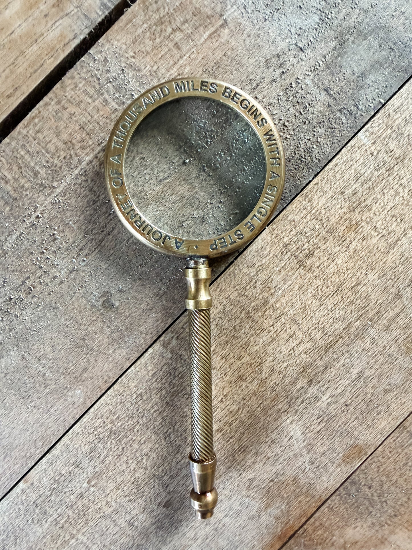 Mini Brass Magnifying Glass