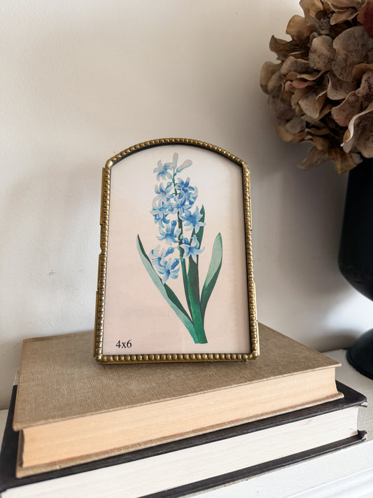 Arch 4x6 Brass Photo Frame