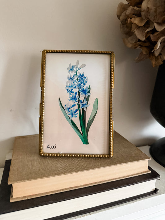 Simple 4 x 6 Brass Photo Frame