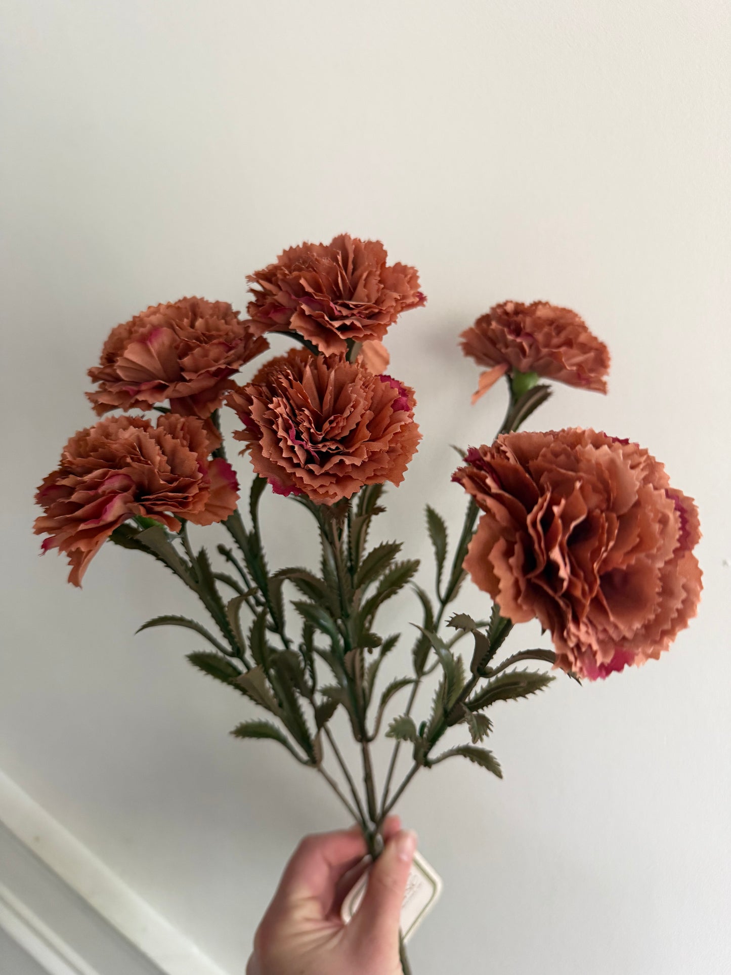 Carnation Spray- Terracotta