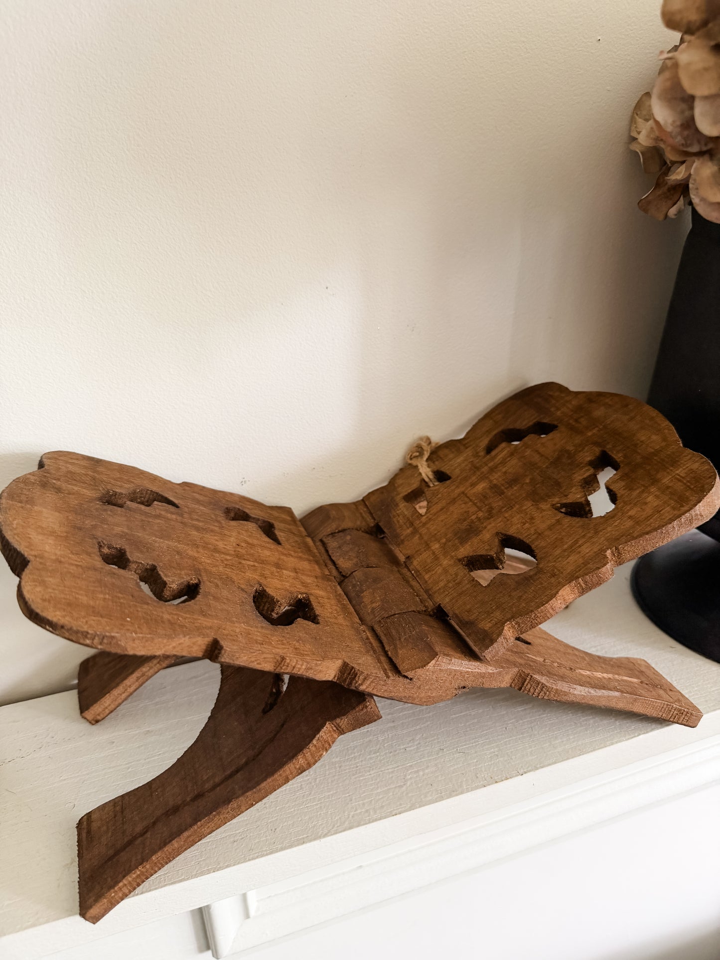 Reclaimed Wood Book Holder