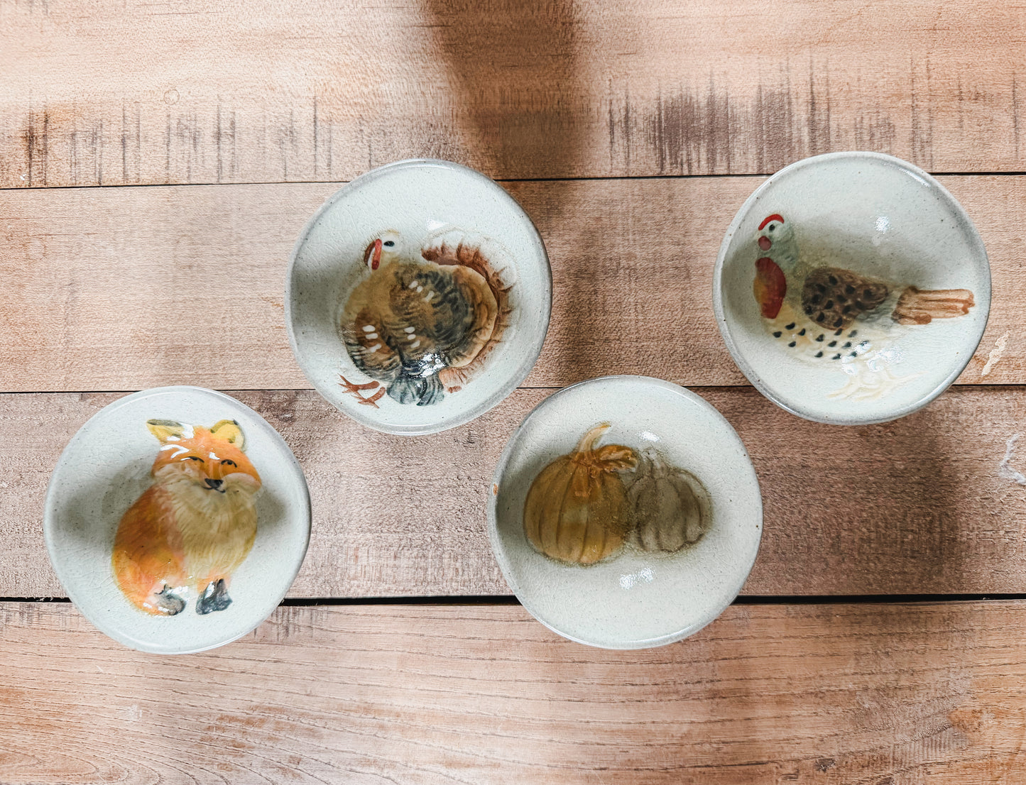 Hand Painted Stoneware Dishes-Assorted Styles