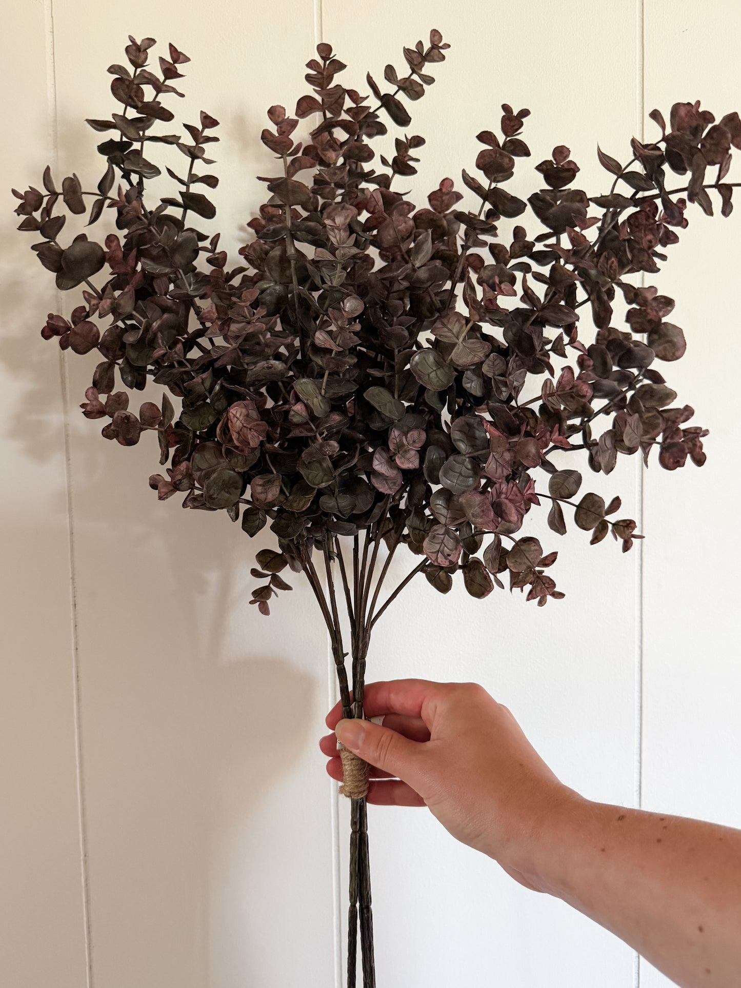 Burgundy Eucalyptus Bush- 26"L