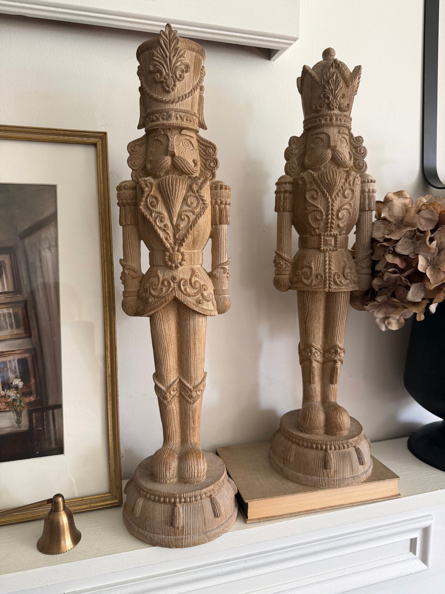 Natural Wood Look Nutcracker- Best Seller!