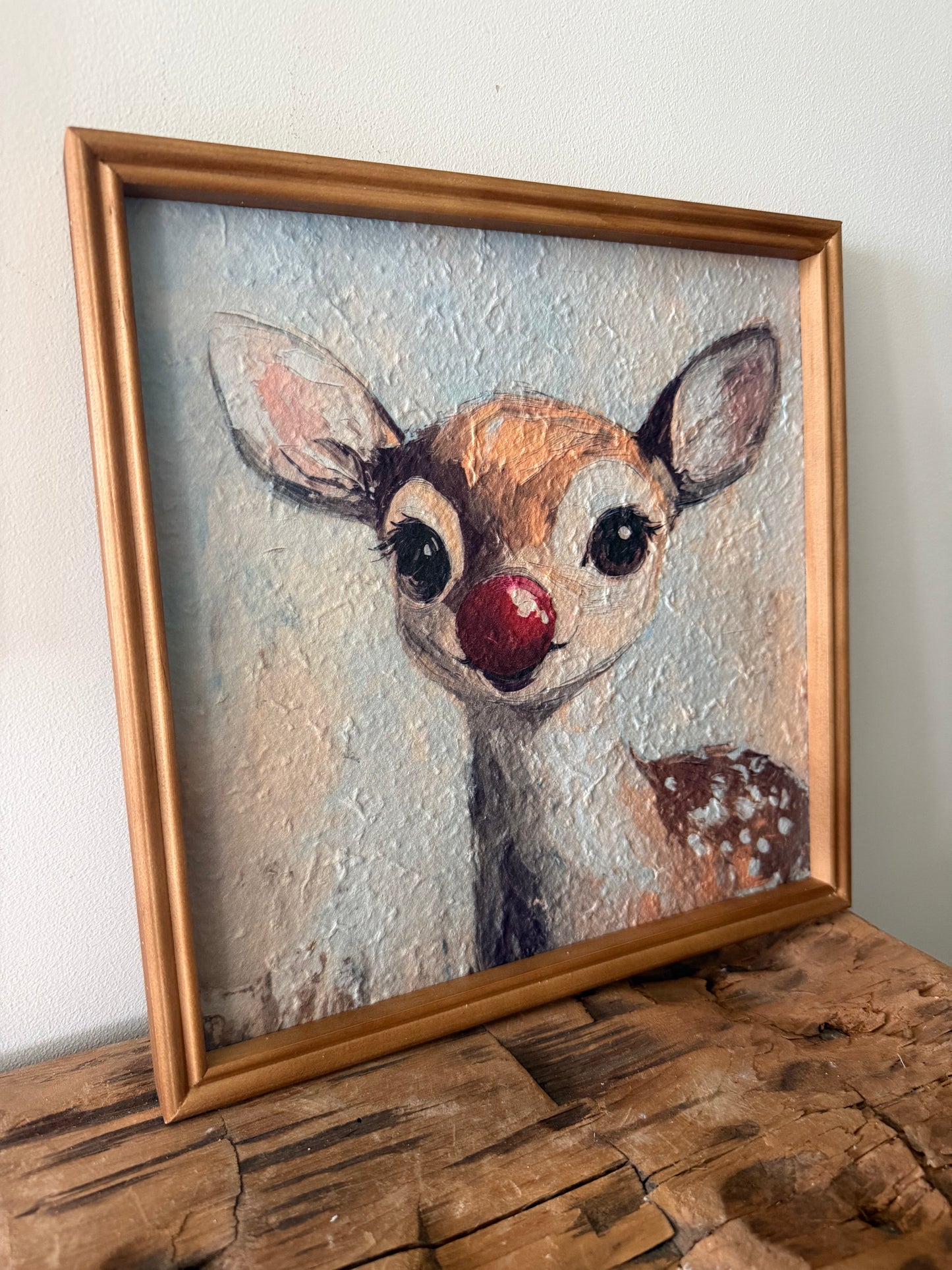 Red Nose Reindeer Wall Art