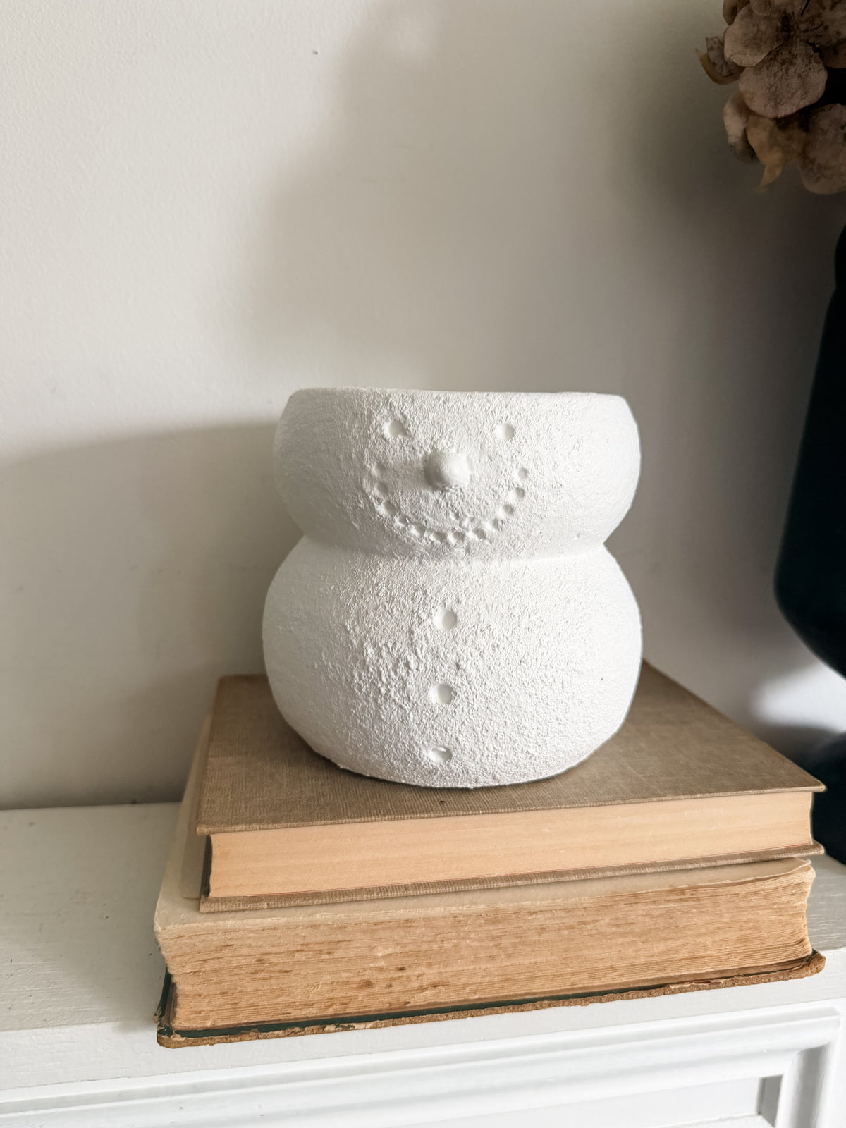 Small Snowman Planter