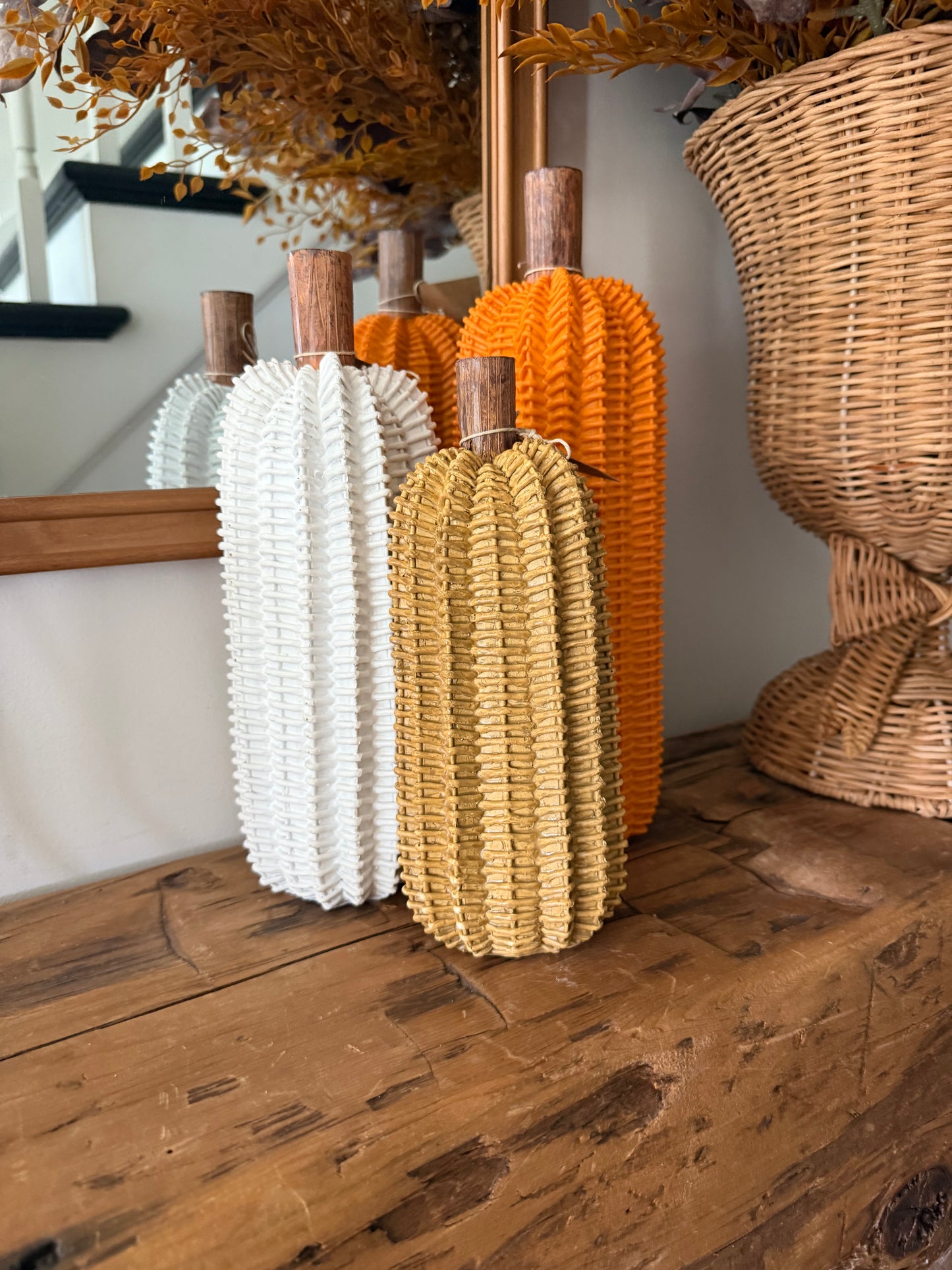 Resin Pumpkin Sitters- Assorted Sizes