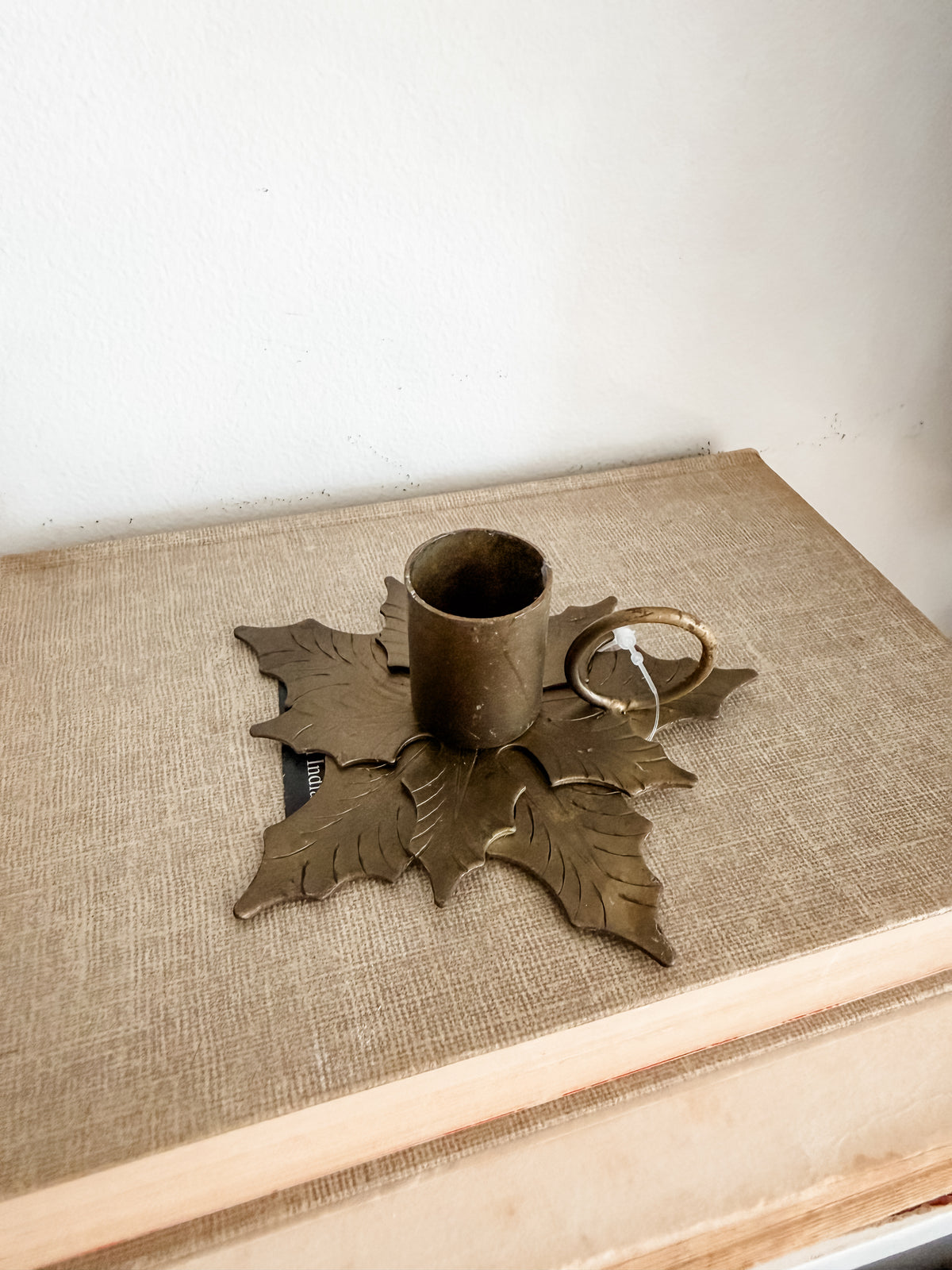 Holly Leaf Candle Holder