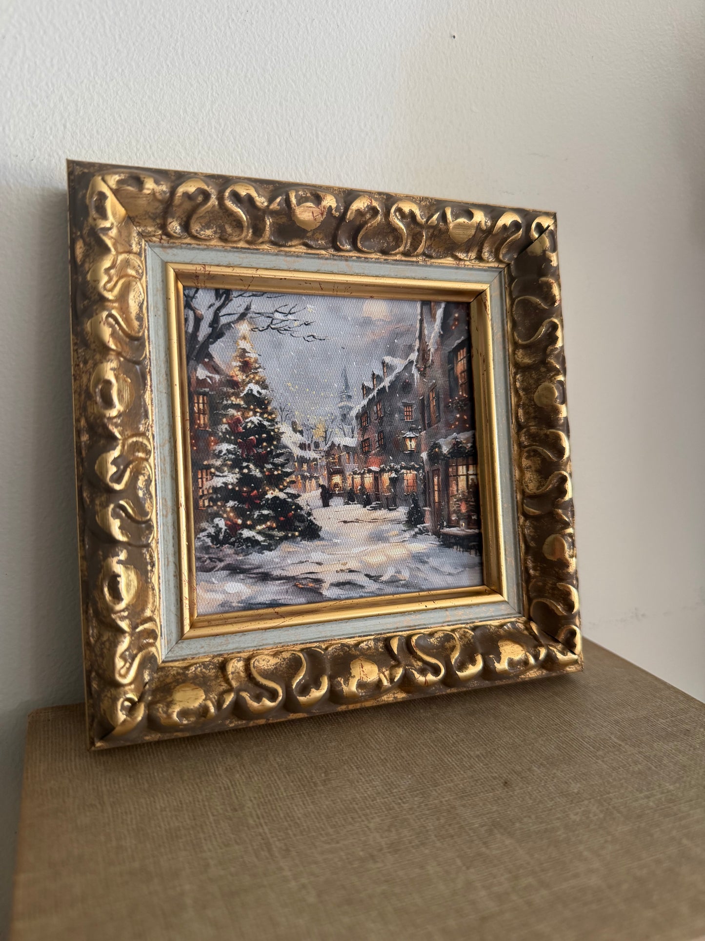 Mini Town Square Framed Art