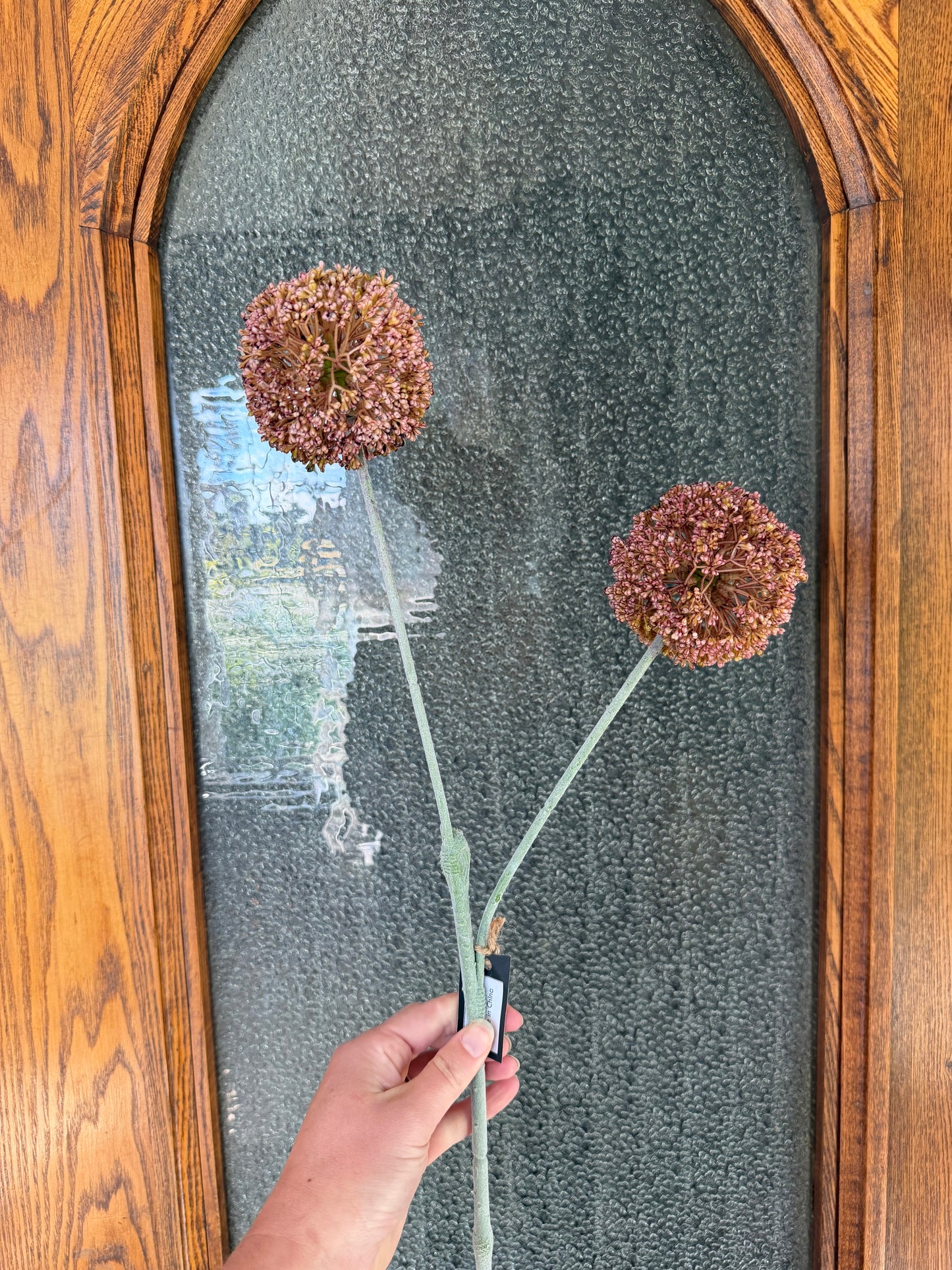 Mauve Allium Spray