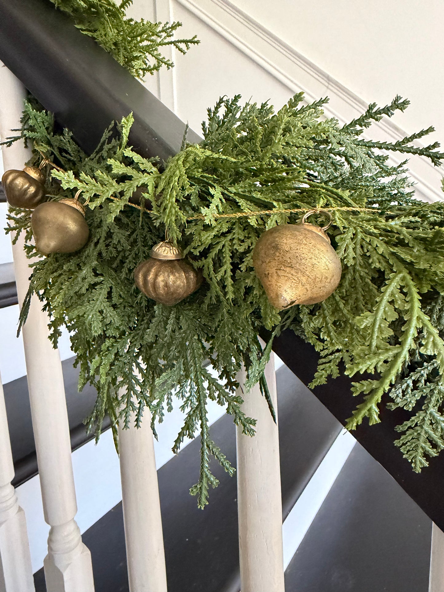 Vintage Glass Mini Mercury Ornament Garland