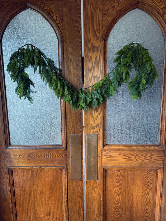 Real Touch Red Spruce Lush Garland