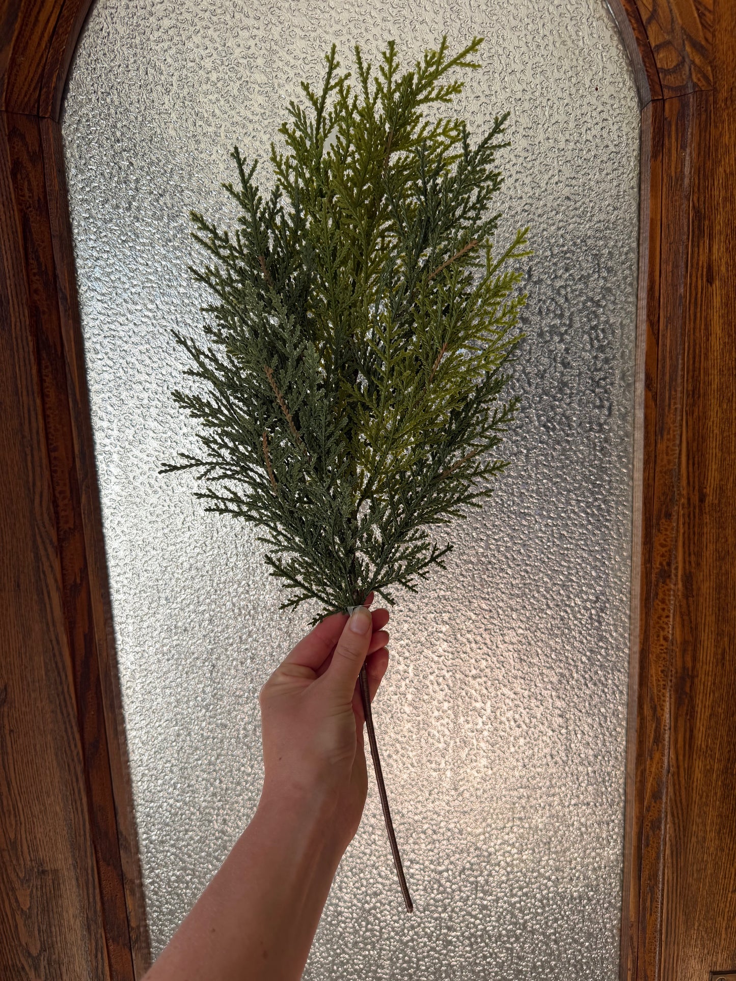 Real Touch Northern White Cedar Spray- 23.5"
