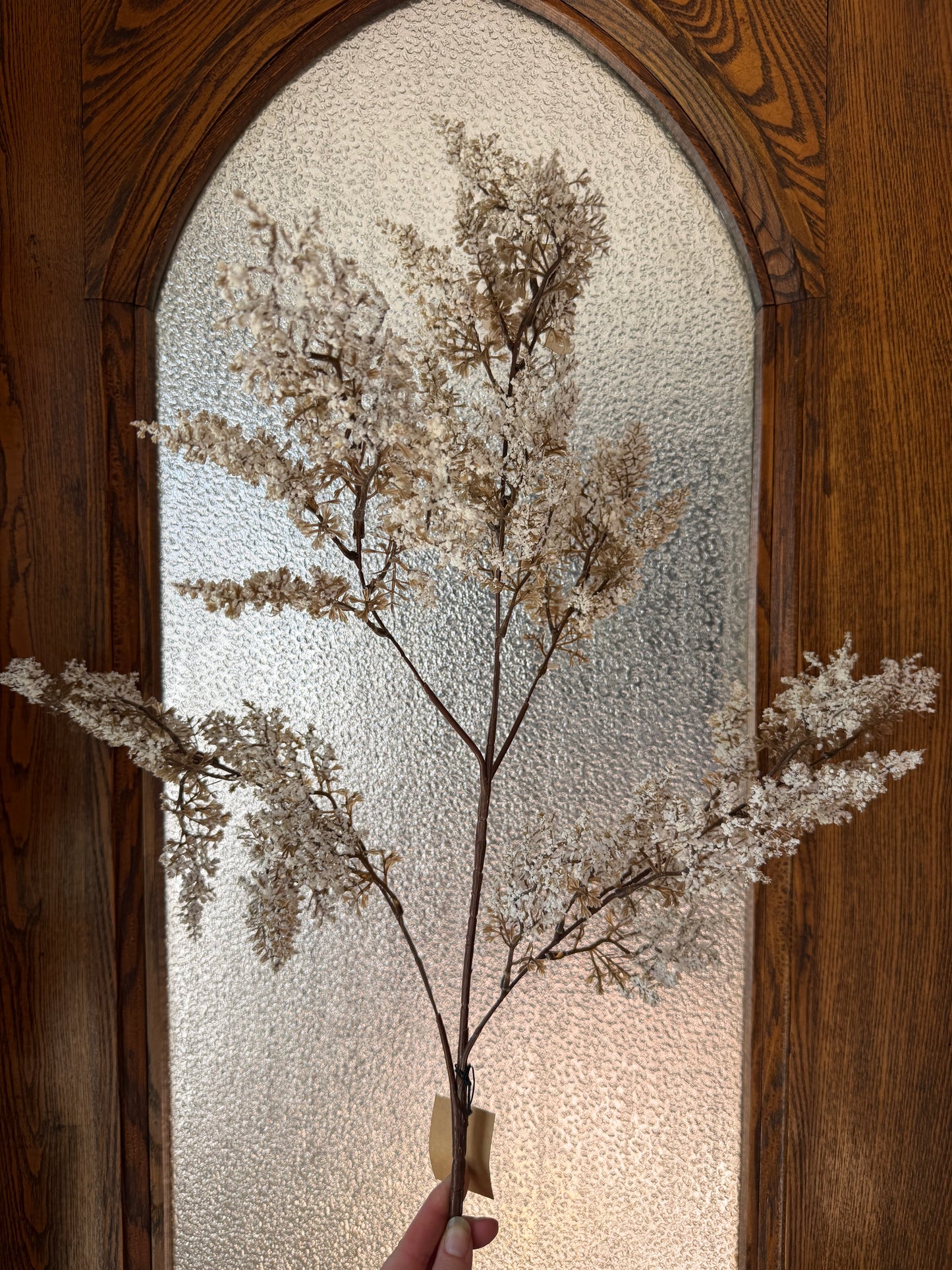 Faux Snowy Juniper Branch- 41"