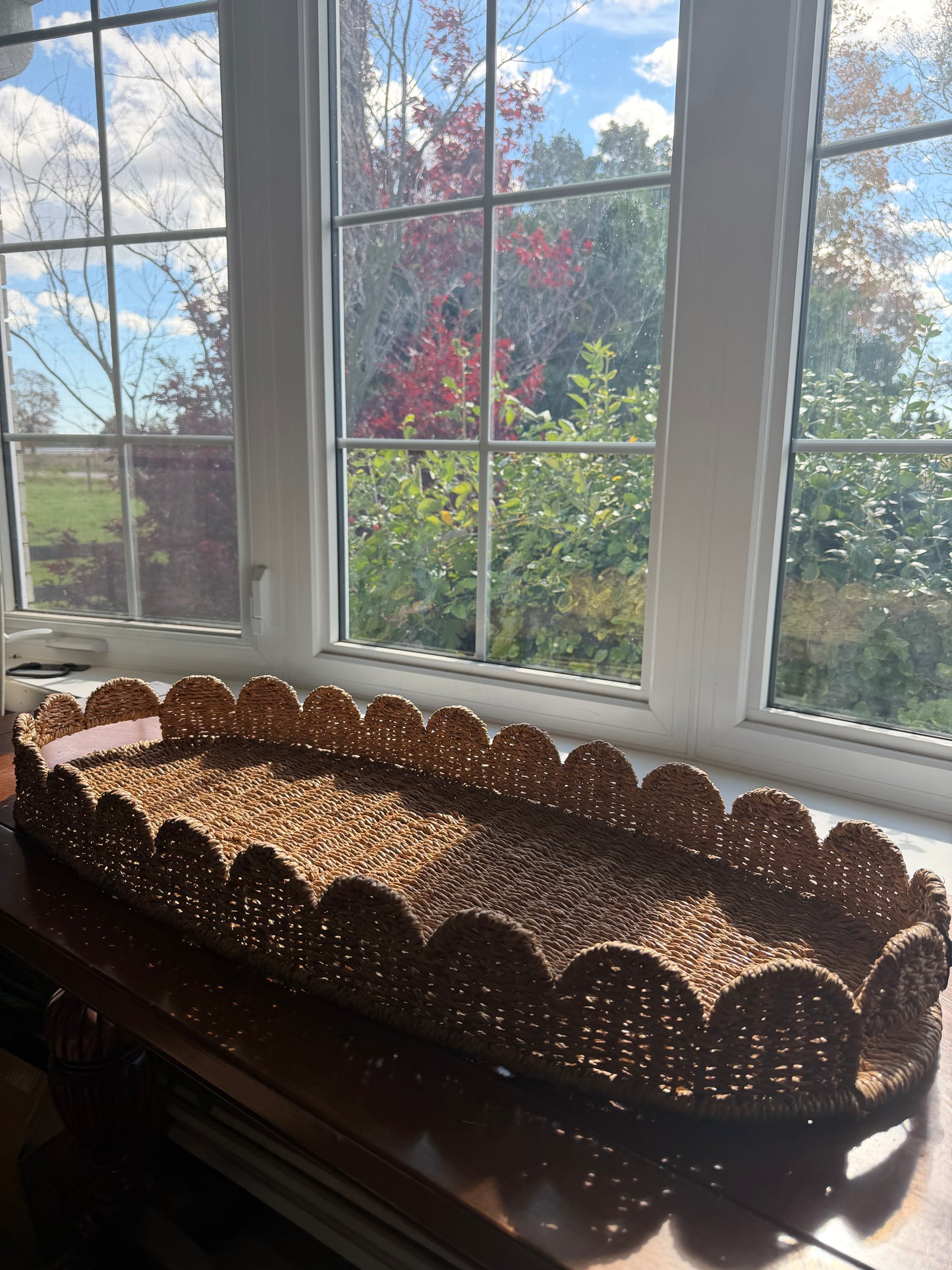 Long Scalloped Bankuan Tray