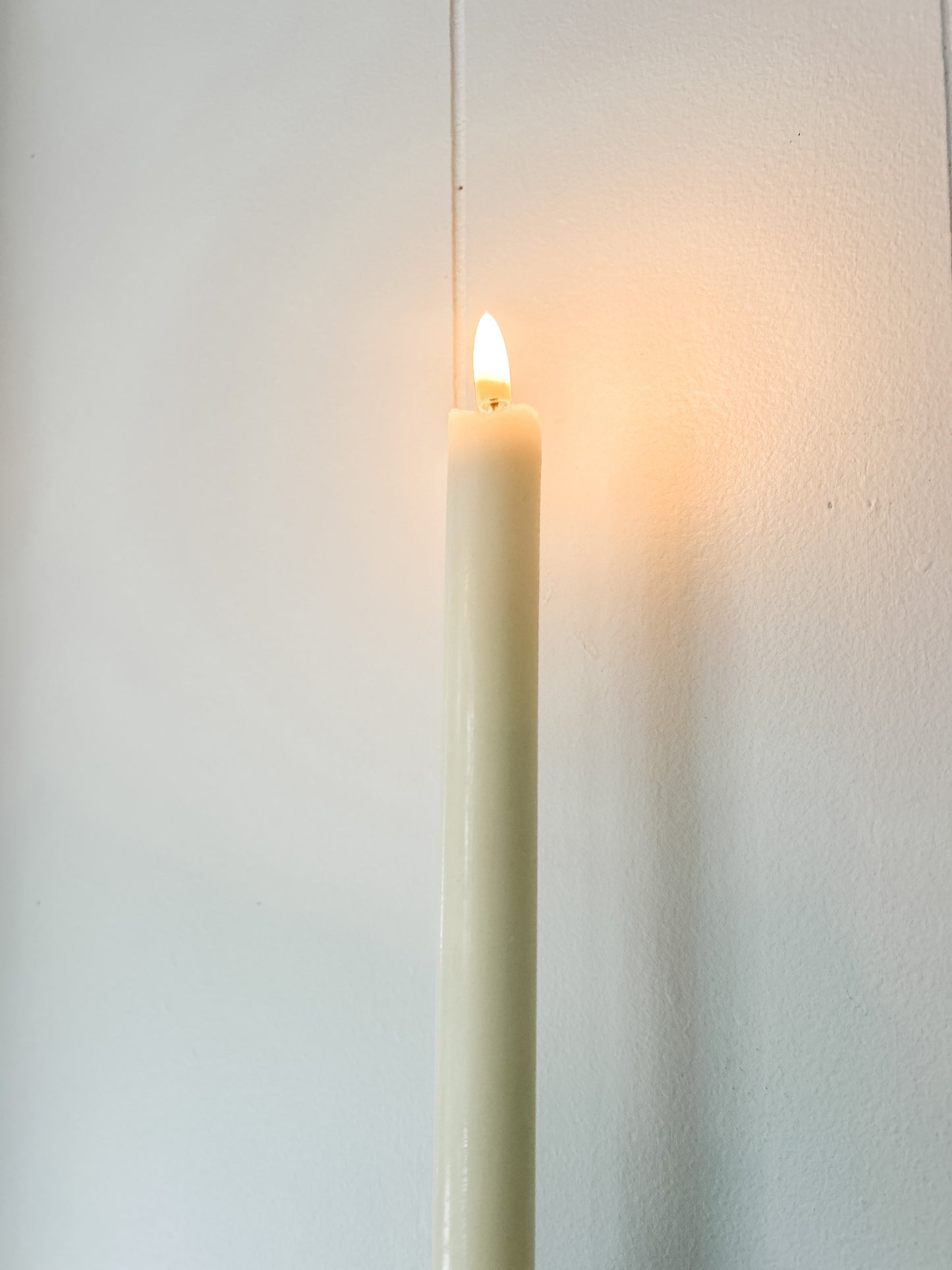 10" Wax Dipped Battery Operated Taper Candle Set