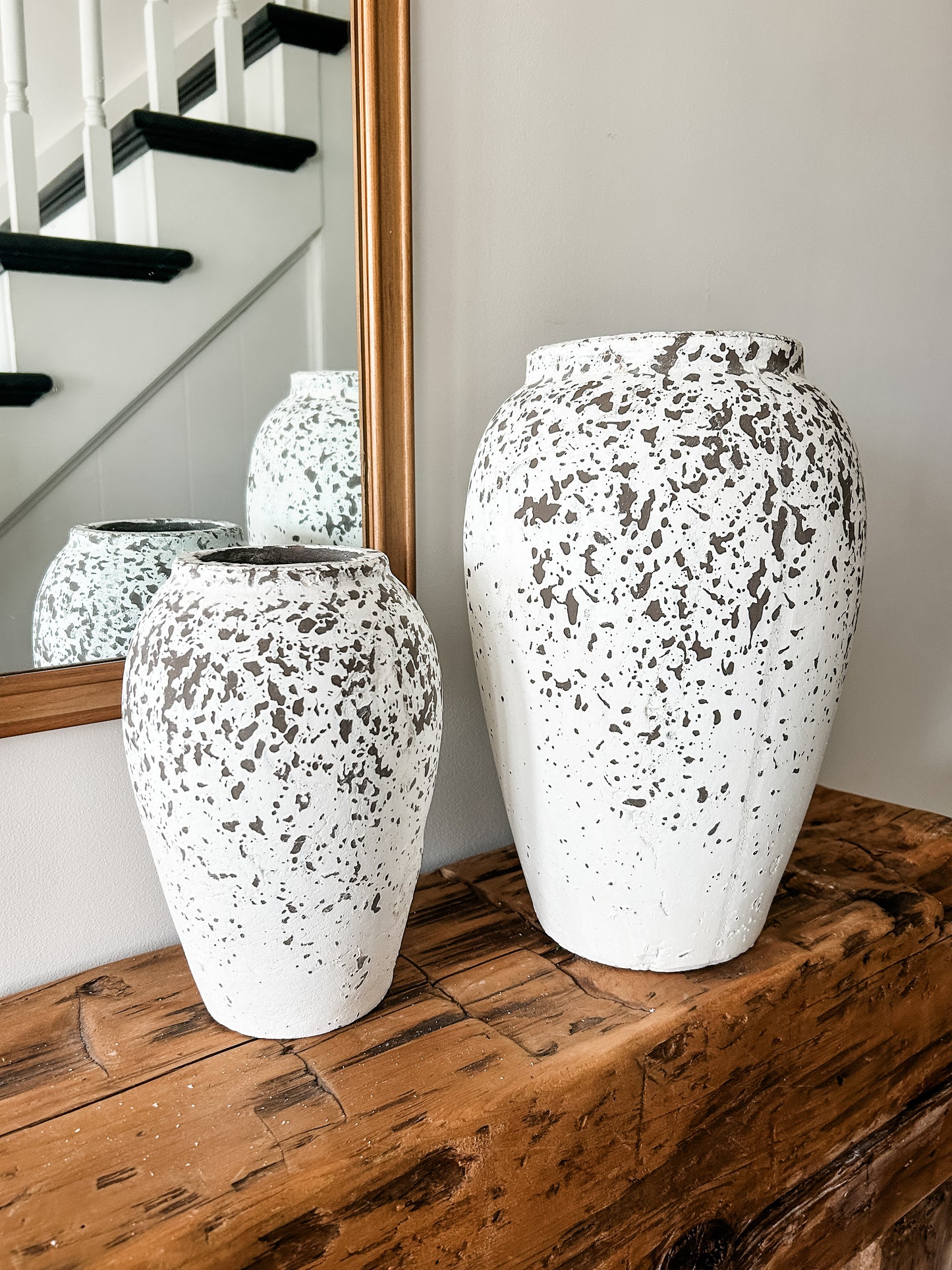 Textured Terracotta Vases- Assorted Sizes