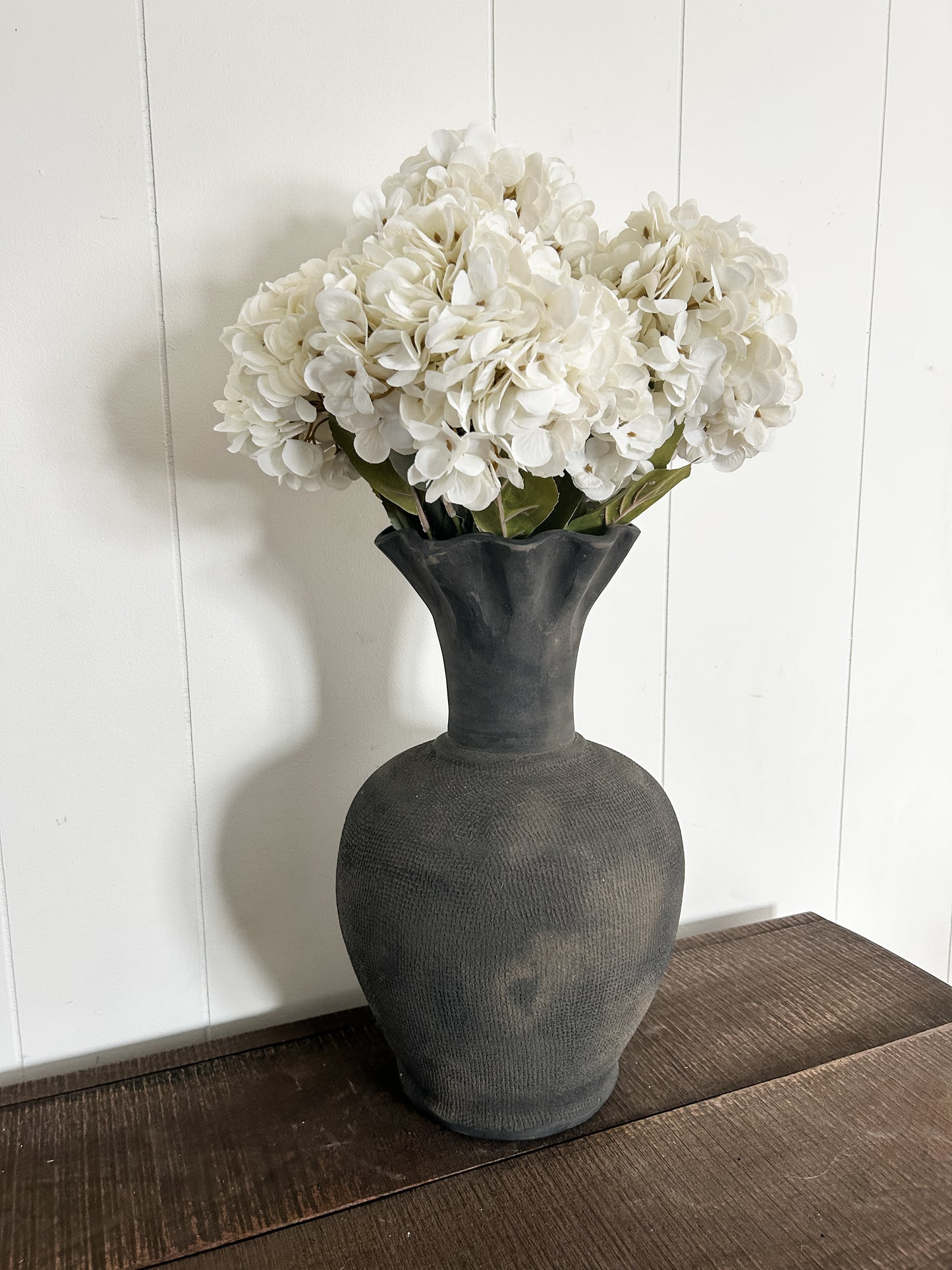 White Hydrangea Stem