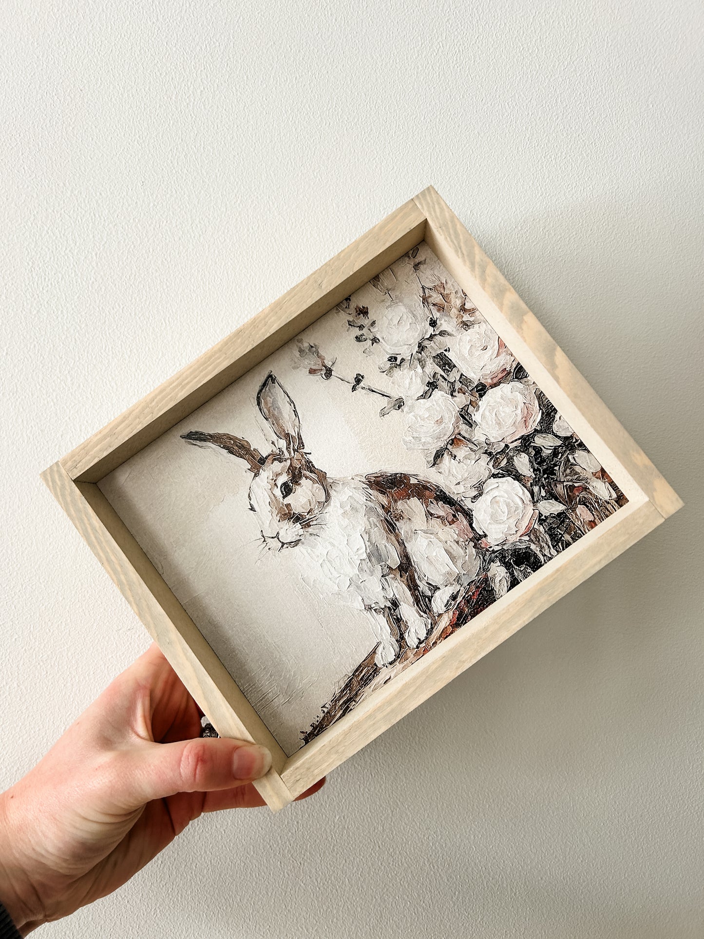 Mini Bunny Vintage Framed Art