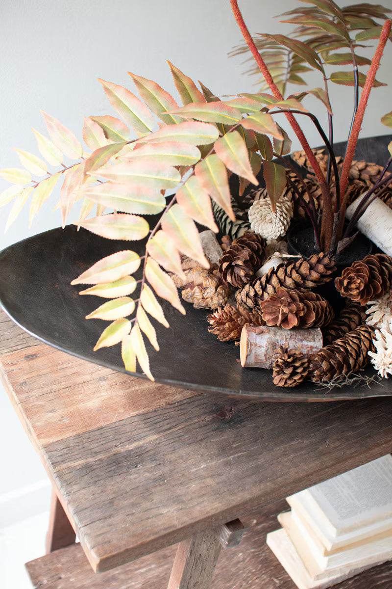 Giant Rustic Iron Statement Bowl