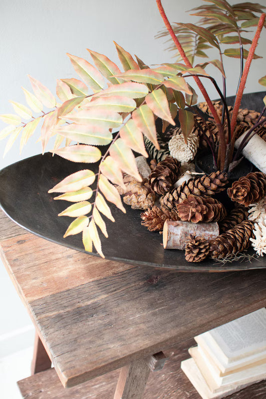 Giant Rustic Iron Statement Bowl