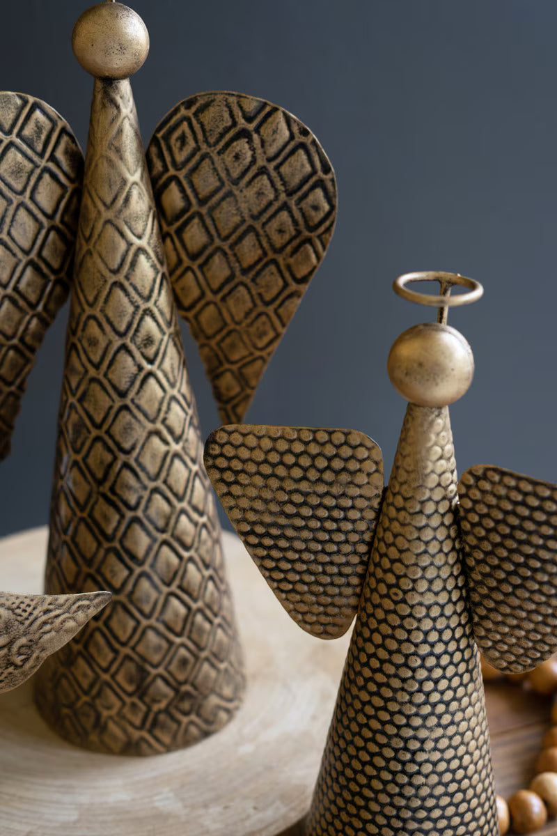 Antiqued Gold Tabletop Angels Assorted