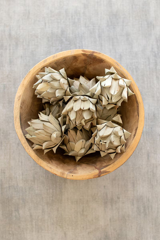 Set of 9 Faux Artichokes