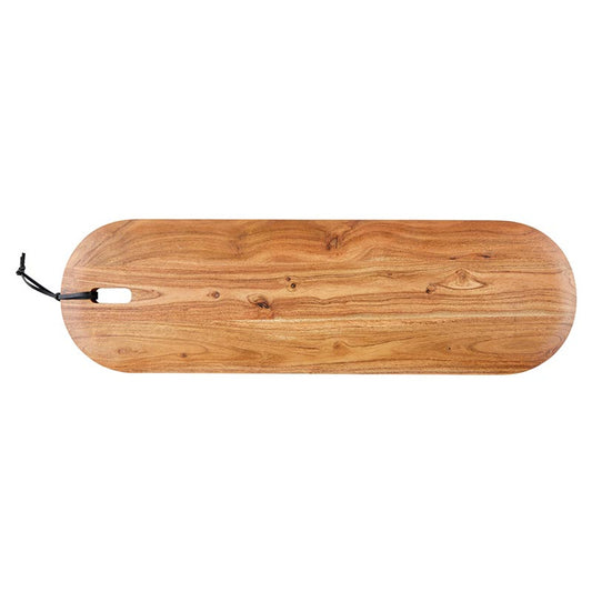Long Oval Acacia Charcuterie Board