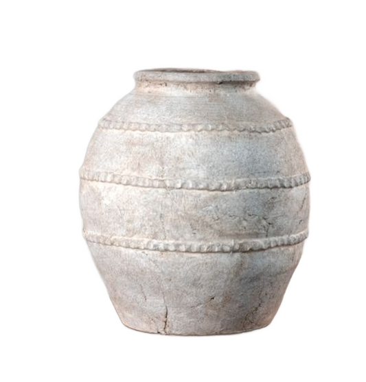 Small Liberty Line Taupe Artisan Vase