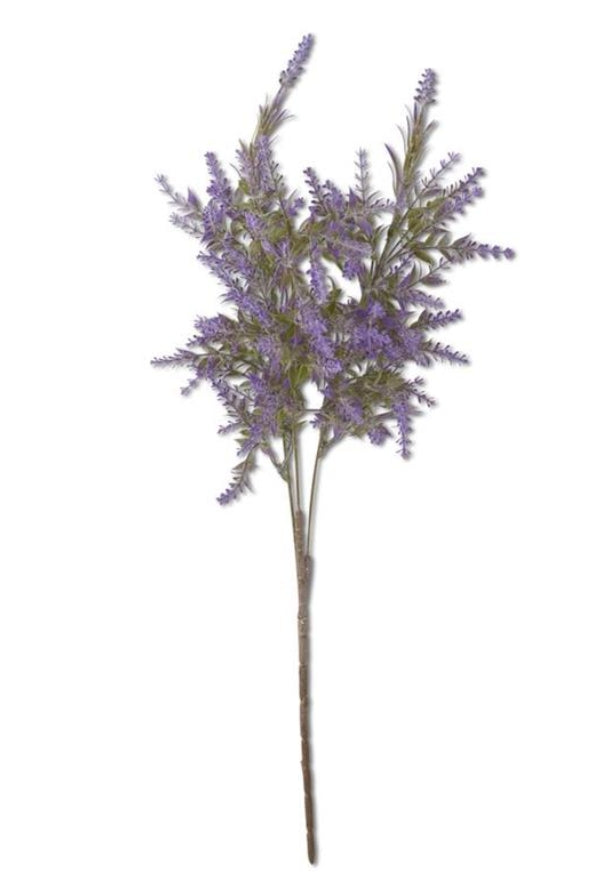 Faux Purple Lavender Stem