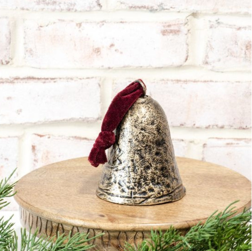 Antique Bell with Velvet Hanger-Best Seller!