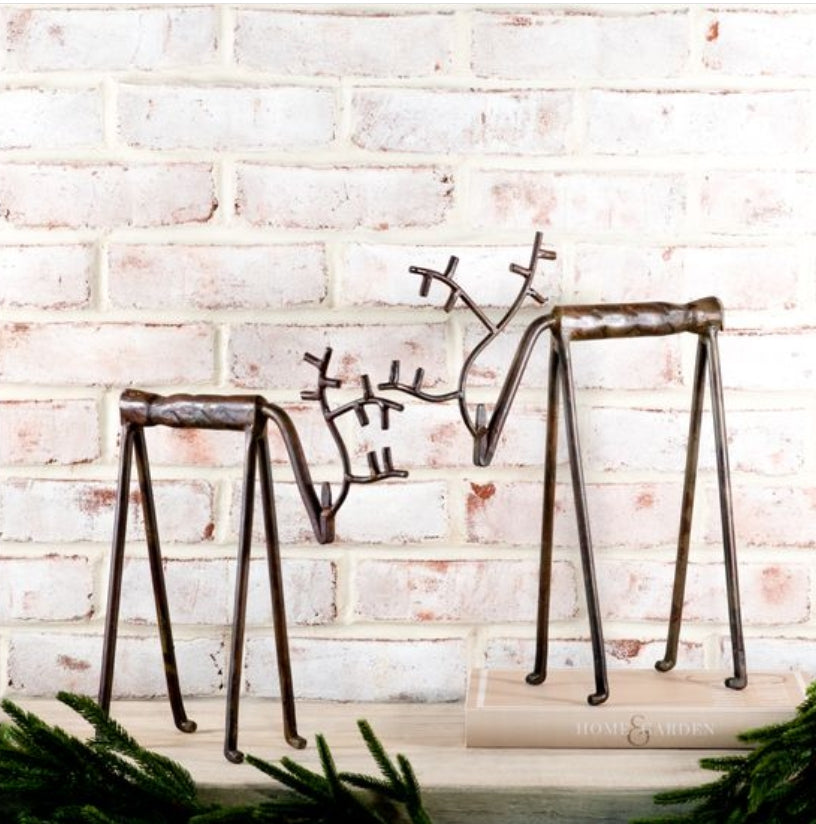 Bronze Look Down Deer- Assorted Sizes