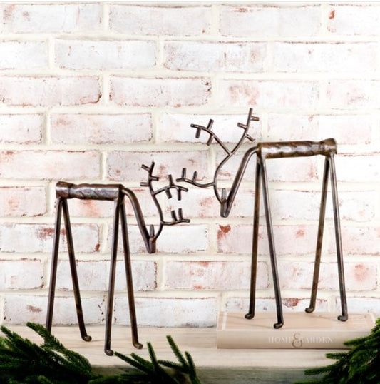 Bronze Look Down Deer- Assorted Sizes